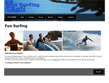 Tablet Screenshot of funsurfing-bali.com